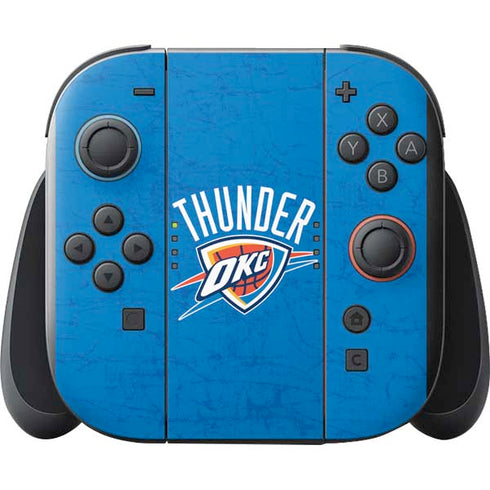 NBA Oklahoma City Thunder Primary Logo Nintendo Switch 2 (2025) with Joy-Con Skin
