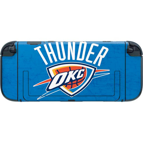 NBA Oklahoma City Thunder Primary Logo Nintendo Switch 2 (2025) with Joy-Con Skin