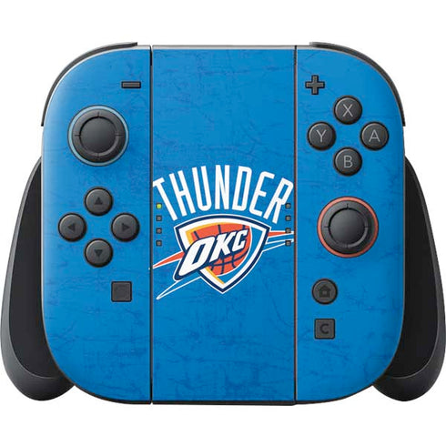 NBA Oklahoma City Thunder Primary Logo Nintendo Switch 2 (2025) Joy-Con Controller Skin