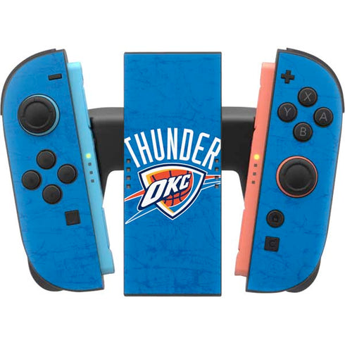 NBA Oklahoma City Thunder Primary Logo Nintendo Switch 2 (2025) Joy-Con Controller Skin