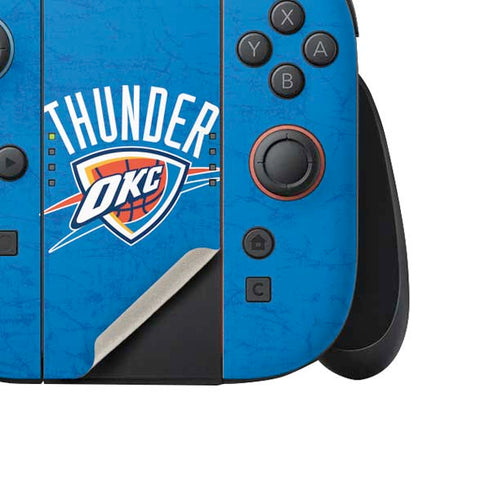 NBA Oklahoma City Thunder Primary Logo Nintendo Switch 2 (2025) Joy-Con Controller Skin