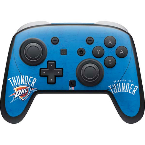 NBA Oklahoma City Thunder Primary Logo Nintendo Switch 2 (2025) Pro Controller Skin