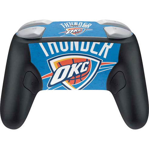 NBA Oklahoma City Thunder Primary Logo Nintendo Switch 2 (2025) Pro Controller Skin