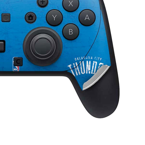 NBA Oklahoma City Thunder Primary Logo Nintendo Switch 2 (2025) Pro Controller Skin