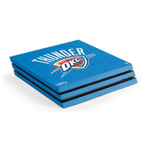 NBA Oklahoma City Thunder Primary Logo PlayStation PS4 Skins