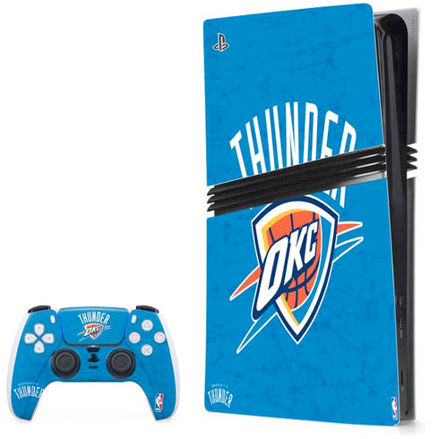 NBA Oklahoma City Thunder Primary Logo PlayStation PS5 Skins