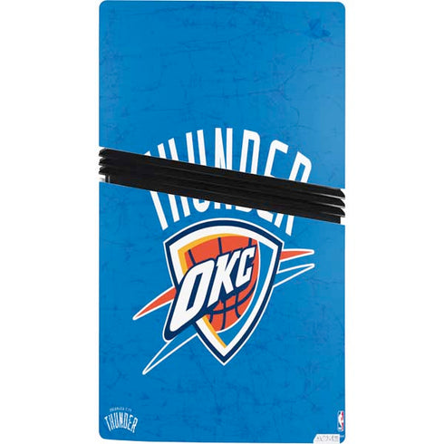 NBA Oklahoma City Thunder Primary Logo PS5 Pro Console Skin