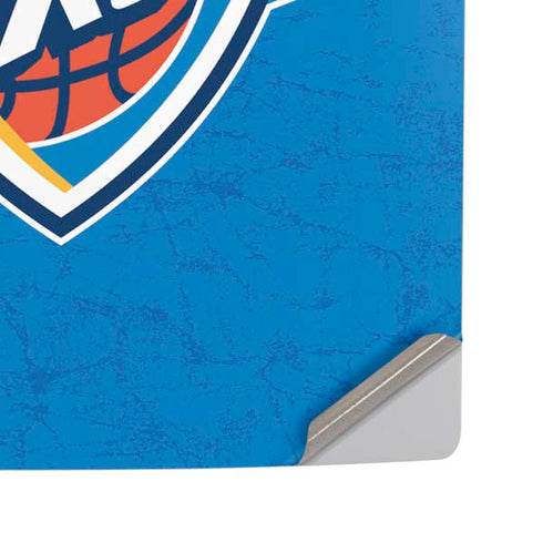 NBA Oklahoma City Thunder Primary Logo PS5 Pro Disk Console Skin