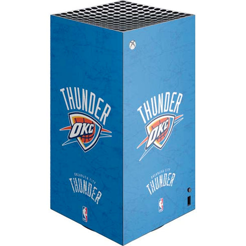 NBA Oklahoma City Thunder Primary Logo XBox Series X Digital Edition Console Skin