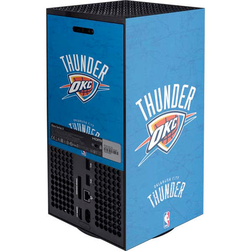 NBA Oklahoma City Thunder Primary Logo XBox Series X Digital Edition Console Skin