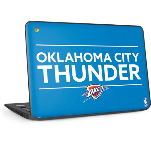 NBA Oklahoma City Thunder Standard - Blue HP Chromebook Skin