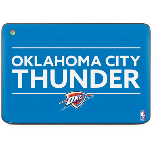 NBA Oklahoma City Thunder Standard - Blue HP Chromebook Skin
