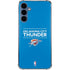 NBA Oklahoma City Thunder Standard - Blue Galaxy A55 5G Clear Case