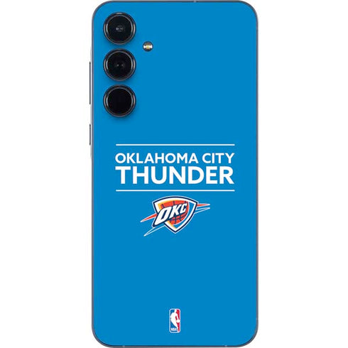 NBA Oklahoma City Thunder Standard - Blue Galaxy A55 5G Skin