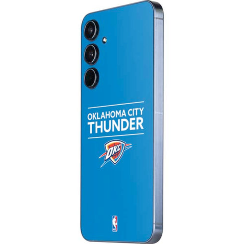 NBA Oklahoma City Thunder Standard - Blue Galaxy A55 5G Skin