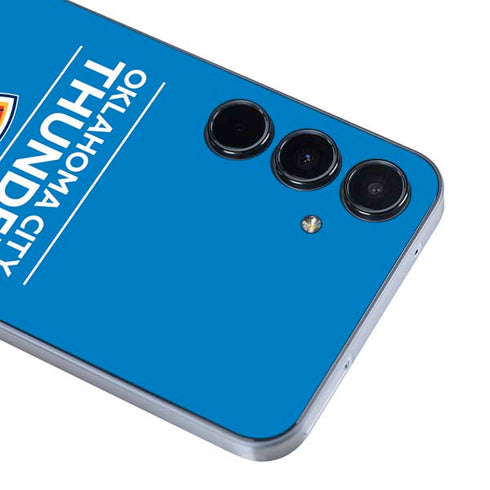 NBA Oklahoma City Thunder Standard - Blue Galaxy A55 5G Skin