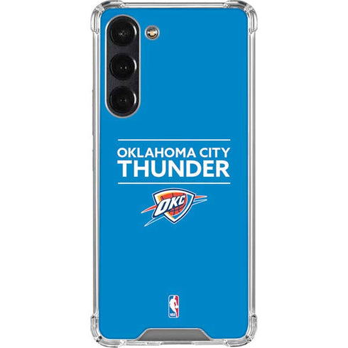 NBA Oklahoma City Thunder Standard - Blue Galaxy S24 FE Clear Case
