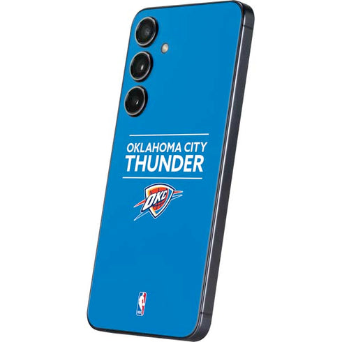 NBA Oklahoma City Thunder Standard - Blue Galaxy S25 Skin