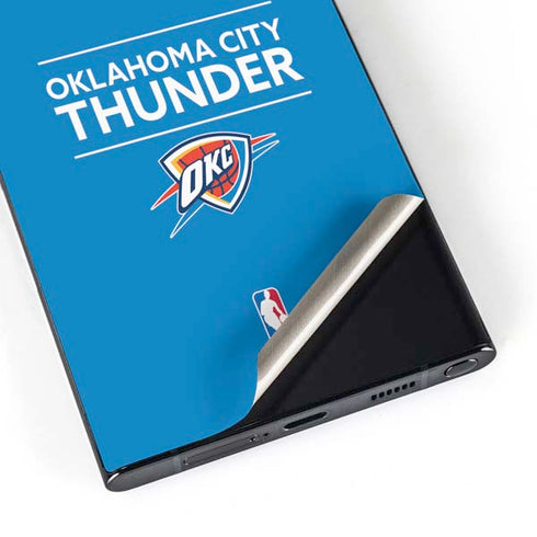 NBA Oklahoma City Thunder Standard - Blue Galaxy S24 Ultra Skin