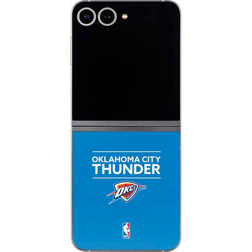 NBA Oklahoma City Thunder Standard - Blue Galaxy Z Flip6 Skin
