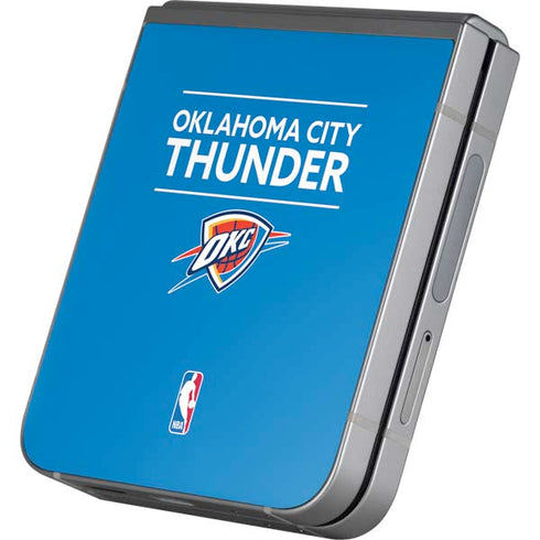 NBA Oklahoma City Thunder Standard - Blue Galaxy Z Flip6 Skin