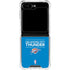 NBA Oklahoma City Thunder Standard - Blue Galaxy Z Flip6 Clear Case