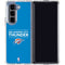 NBA Oklahoma City Thunder Standard - Blue Galaxy Z Fold5 5G Clear Case