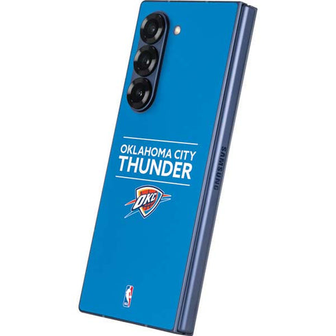 NBA Oklahoma City Thunder Standard - Blue Galaxy Z Fold6 Skin