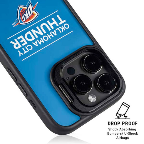 NBA Oklahoma City Thunder Standard - Blue iPhone 14 Pro Kickstand Case