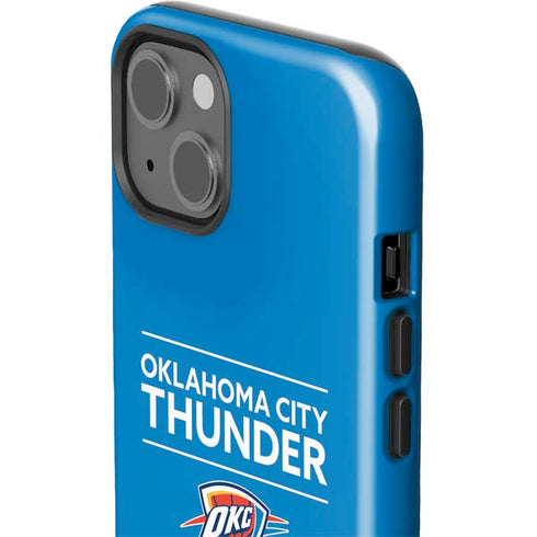 NBA Oklahoma City Thunder Standard - Blue iPhone 15 Impact Case