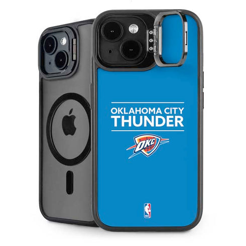 NBA Oklahoma City Thunder Standard - Blue iPhone 15 Kickstand Case