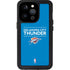 NBA Oklahoma City Thunder Standard - Blue iPhone 15 Pro Waterproof Case