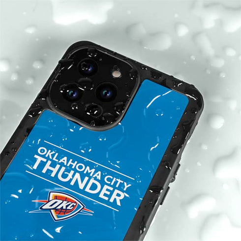 NBA Oklahoma City Thunder Standard - Blue iPhone 15 Pro Waterproof Case