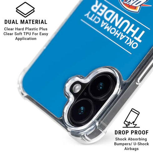 NBA Oklahoma City Thunder Standard - Blue iPhone 16 MagSafe Case