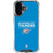 NBA Oklahoma City Thunder Standard - Blue iPhone 16 Plus Clear Case