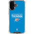 NBA Oklahoma City Thunder Standard - Blue iPhone 16 Plus Clear Case