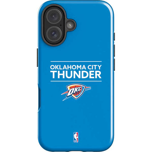 NBA Oklahoma City Thunder Standard - Blue iPhone 16 Plus Impact Case