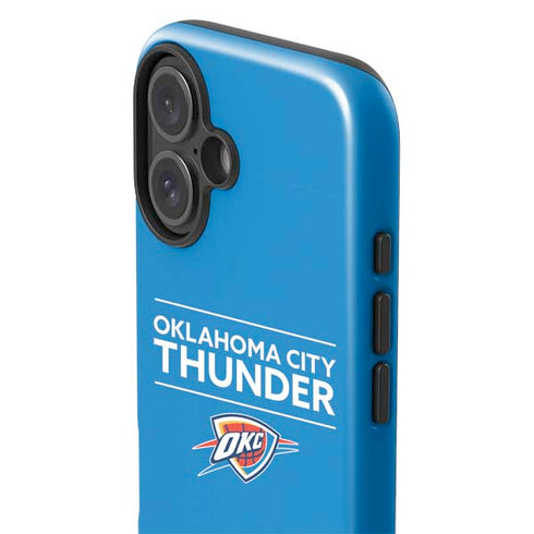 NBA Oklahoma City Thunder Standard - Blue iPhone 16 Plus Impact Case