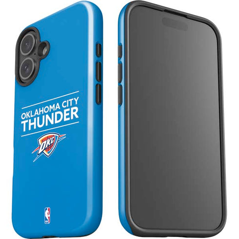 NBA Oklahoma City Thunder Standard - Blue iPhone 16 Plus Impact Case