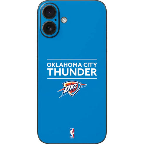 NBA Oklahoma City Thunder Standard - Blue iPhone 16 Plus Skin