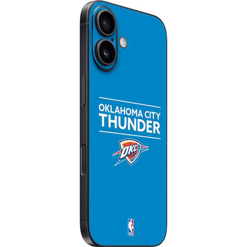 NBA Oklahoma City Thunder Standard - Blue iPhone 16 Plus Skin