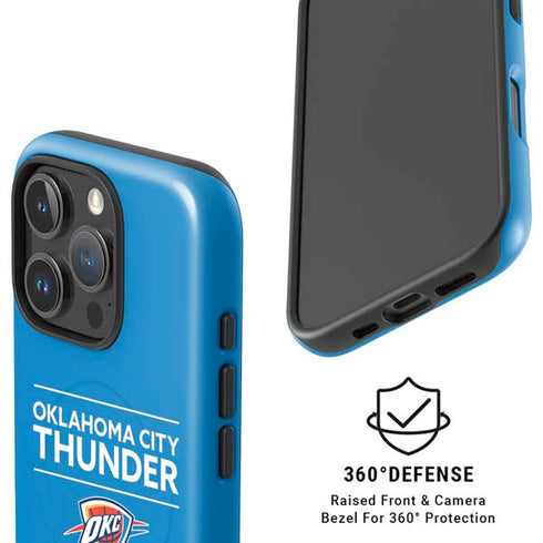 NBA Oklahoma City Thunder Standard - Blue iPhone 16 Pro Magsafe Impact Case