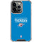 NBA Oklahoma City Thunder Standard - Blue iPhone 16 Pro Max Clear Case