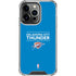 NBA Oklahoma City Thunder Standard - Blue iPhone 16 Pro Max Clear Case