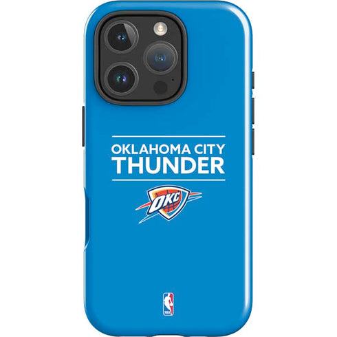 NBA Oklahoma City Thunder Standard - Blue iPhone 16 Pro Max Impact Case