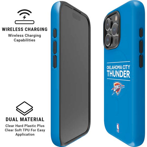 NBA Oklahoma City Thunder Standard - Blue iPhone 16 Pro Max Magsafe Impact Case