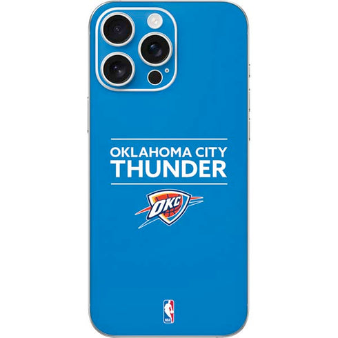 NBA Oklahoma City Thunder Standard - Blue iPhone 16 Pro Max Skin