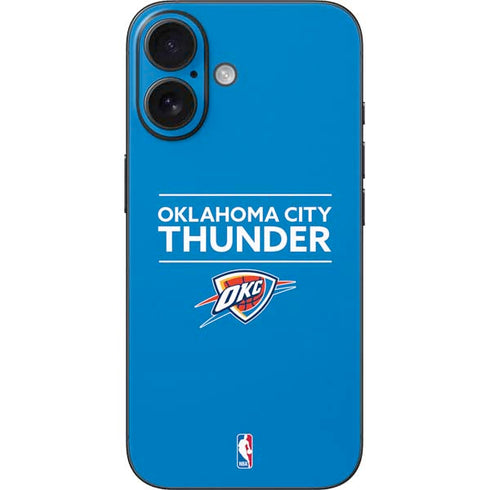 NBA Oklahoma City Thunder Standard - Blue iPhone 16 Skin