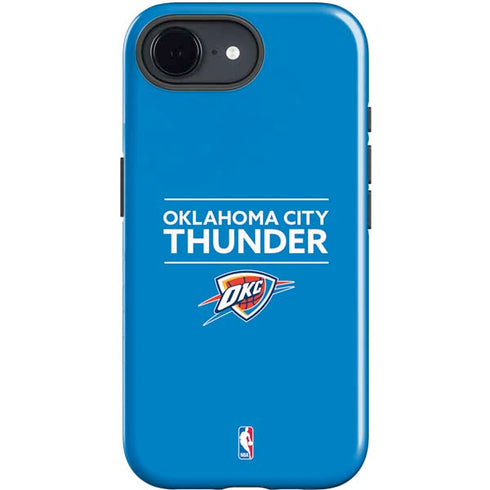 NBA Oklahoma City Thunder Standard - Blue iPhone 16e Impact Case
