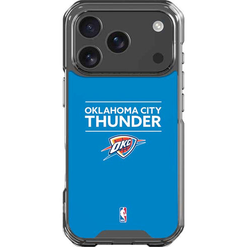NBA Oklahoma City Thunder Standard - Blue iPhone 18 Pro Clear Case